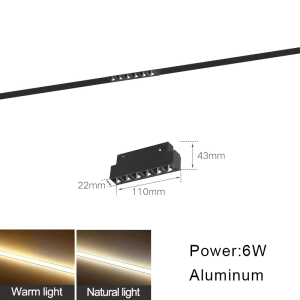 Modern Recessed Magnetic Track Lights design led Lamp Magnetic Rail Ceiling System Indoor Track Lighting Spot Rail Spotlights