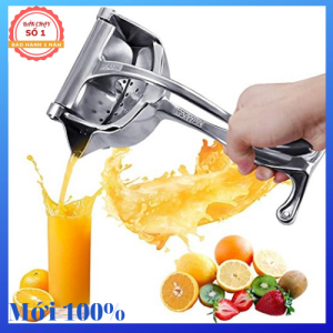 Máy ép trái cây hoa quả bằng tay làm nước rau củ cầm tay đa năng bằng gang inox mini nhỏ gọn tiện dụng
