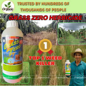 [Buy 1 get 1] Grass Zero Herbicide 500ml – Powerful Weed Killer for Garden & Farm Safe with Soil