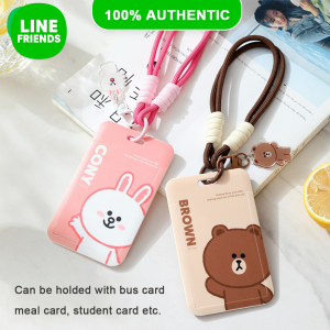 ที่ใส่บัตร Line Friends แท้ 100% สำหรับเด็ก กันน้ำ ABS พกพาสะดวก ป้องกันรอยขีดข่วน ป้องกันการถู ป้องกันการตก ป้องกันการกดทับ LFB137
