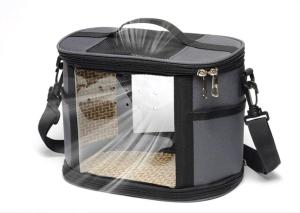 SG SELLER Foldable Bird Carrier Cage Travel Bag for Parrots Portable BreathableHamster Carrier Bag Durable Canvas Bag for Pet TrainingAnimal Travel Bag