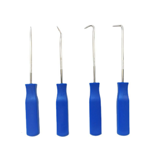 Toàn Diện 4 cái niêm phong dầu Bộ móc niêm phong dầu dụng cụ loại bỏ tay cầm thoải mái puller để loại bỏ con dấu trong xe máy