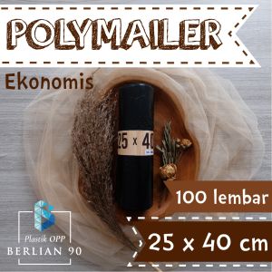 Kantong Polymailer 25x40 / Plastik Packing Ekonomis/Kantong Plastik Paking Online Tebal Murah