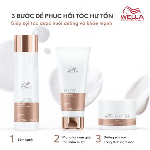 Dầu hấp Wella Fusion Intense Repair Mask phục hồi chuyên sâu dành cho tóc hư tổn 150ml-500ml