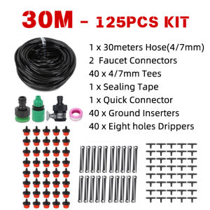 Gbest Outdoor Garden Solar Digital Timer Self Auto Water Micro Irrigation Plant Dripping System Drip Kit with roof Mist Nozzle sprinkler head spray valve Automatic Watering Device for Flower Pots Landscaping Cooling Horticulture fert