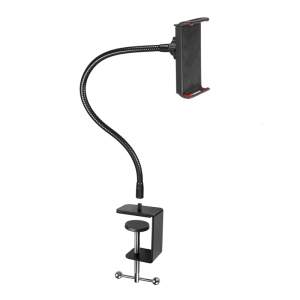 แผงโทรศัพท์แบบปรับได้ทั่วโลกที่จับโลหะแขนหมุนได้แบบยืดหยุ่นสำหรับสี่จุดเจ็ดเท้าอุปกรณ์360ปรับความยาวได้หลากหลาย