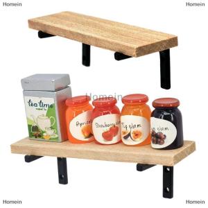 [COD] Homein 1:12 Dollhouse Miniature Wood Wall Shelf Hanging Storage Rack Dollhouse Furniture Decoration Toys Dolls House Accessories