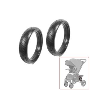 Stroller Tire Each For Chicco Bravo Pushchair Front Or Back Wheel Tyre Cover PU Tubeless DIY Replacement Baby Buggy Accessories