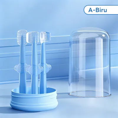 DreamBaby 3in1 Sikat Lidah Bayi Sikat Gigi Pembersih Lidah Bayi Silikon Lembut