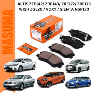 [MASUMA JAPAN] DISC BRAKE PAD FRONT TOYOTA ALTIS ZRE142 ZRE172 WISH ZGE20 SIENTA VOXY BREK PAD DEPAN