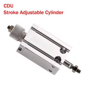 High Quality CDU16/20/25/32 Series Adjustable Stroke Pneumatic Small Cylinder CDU16/20/25/32*10/20/30/40/50-10/20/30.