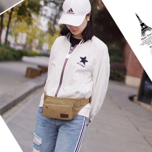 Small Size Bag Waist Pouch Multi Function Chest Cross Body Bag Sling Bag Shoulder Bag For Men and Woman Male Student Teenager New On Sale Korean Style Simple Casual Fashion Designer Import Sport Nylon Fabric Cloth Earphone Hole Black Camouflage