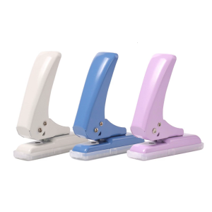 Portable Hand Hold Long Reach Puncher Circle Single Round Paper Punch Paper Puncher Single Hole Punch with Grip Handle