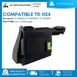 AOS Compatible Toner Cartridge for Kyocera TK1124 TK-1124 TK 1124 Black