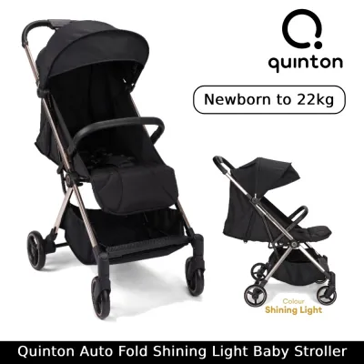 Quinton Light+ Fold Autofold LIghtweight Stroller 1 Year Warranty For Newborn - 22kg