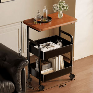 Rolling Utility Cart Storage Rack With Wheels Kitchen Bathroom Bedroom Bedside Organizer Shelf For Home Living Room