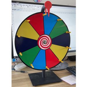 30High Resolution Wheel/Prize Wheel Stand/Lucky Draw Wheel Table Stand Game/Live Draw Erasable Lottery System
