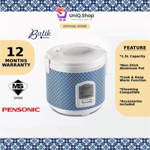 [NEW] Pensonic Batik Series Jar Rice Cooker 1.0L | PSR-1005B (Periuk Nasi Food Steamer Multi Cooker)