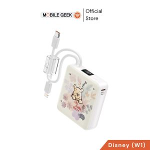 (New) Veger Powerbank 10000mAh Disney VPC10-03PD ลายลิขสิทธิ์แท้ ชาร์จเร็ว PD20W QC3.0 ประกัน 2 ปี