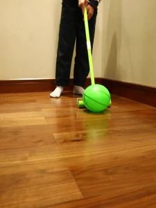 Kids Wood Push Ball Toy Funny Outdoor Games Push Stick Ball Rolling Race Coordination Sensory  Parent Child Kindergarten Sports