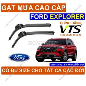 Gạt Mưa Kính Lái Silicon Cao Cấp Ford Explorer Cặp G.ạt Mưa Kính Lái Ford Explorer Có Đ.ủ Size Cho Các Đời Xe Explorer