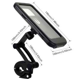 Motorcycle Waterproof  Mobile Phone Stand Motorcycle Bicycle Rain Telescopic Navigation Car Mobile Phone with Waterproof Bag