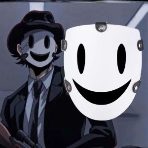 halloween mask 万圣节 EAURA Gift Headgear Props Party Cosplay Party Props Costume Props Cosplay Headwear Anime Tenkuu Shinpan High-Rise Invasion