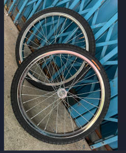 [รวมยางนอก+ยางใน] ล้อจักรยาน (แบบหนา) ล้อเหล็ก  ขนาด16x1.75/ 20x1.75 /24x1.75