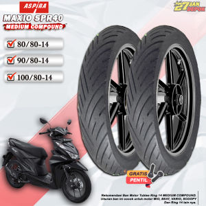 Ban Motor Matic Tubeless Aspira Maxio SPR40 Ring 14 Ban Motor Beat Vario Scoopy Tubles Ring 14