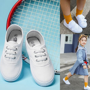 รองเท้าผ้าใบนักเรียนนันยาง รองเท้าอนุบาล องเท้านักเรียน รองเท้าผ้าใบเด็ก สินค้ามาใหม่ รองเท้าสีขาว รองเท้าผ้าใบสีขาววิทยาเขต รองเท้าผ้าใบ