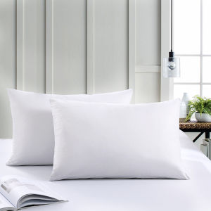 2 PCS Smooth Waterproof Pillowcase 20‘’*30‘’ Sizes Bed Pillow Cover with Zipper