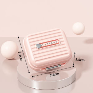 Medicine Box Portable Three Meals a Day Outdoor Travel Portable Sealed Light Proof Medicine Packaging And Storage Box