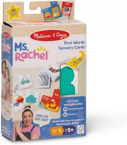 Melissa & Doug Ms. Rachel First Words Sensory Flashcards