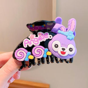 คลิปผมซานริโอการ์ตูนสตรอเบอร์รี่หมีคลื่นคลิปผมหวานสไตล์เจ้าหญิงสำหรับผู้หญิง