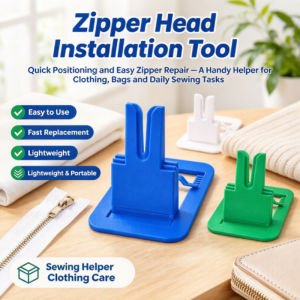 Zipper Head Installation Tool Zipper Slider Installation Tool Zipper Repair Kit Durable Portable Easy Install Zipper Fixer Bags Clothes Jackets Sewing Accessories