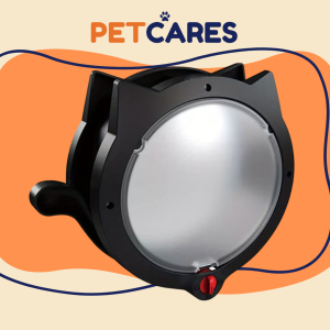 PETCARESMY Cat Door Pet Gate Frame Puppy Kitten Hole Pet Door Lockable Easy to Install ABS Cat Safety Door for Cat House Dog Flap