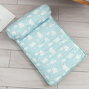 Cooling Pet Mat Mattress Topper for Cats Dogs Rabbit Bunny Reversible Ice Silk Pad Anti-Slip Bottom Easy-Clean