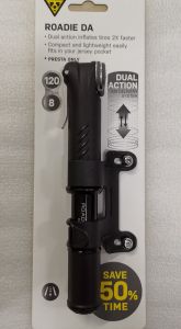 TOPEAK ROADIE DA/ROADIE DAX/ROADIE DA G DUAL ACTION MINI PUMP (120 psi) & TOPEAK ROADIE TT TWIN TURBO/ROADIE 2STAGE MINI PUMP (160 psi)