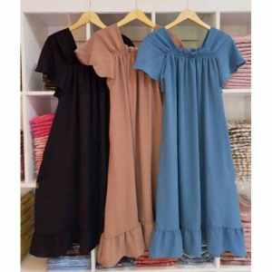 COD Dres Cringkle Laura/Daster Fuji Korean Style/Dres Airflow Kekinian/Daster Cringkle Airflow Viral 2023