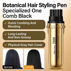 JMY Hair Touch Up Pen Gray Hair Cover Stick Plant Based Floral Scent Easy Apply Hair Root Concealer