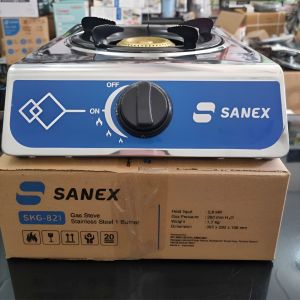 kompor gas sanex / kompor sanex 1 tungku murah Stainless / Kompor 1 Tungku / Kompor Satu Tungku / Kompor Murah Promo Satu Set Sanex SKG-821 ~ NOS