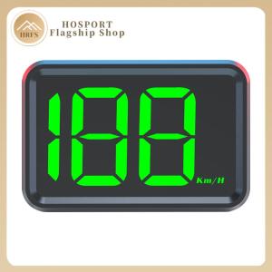 【HRFS】 มาตรวัดความเร็ว GPS สำหรับรถยนต์ - HUD ดิจิตอลแสดง KMH MPH ตัวอักษรใหญ่
