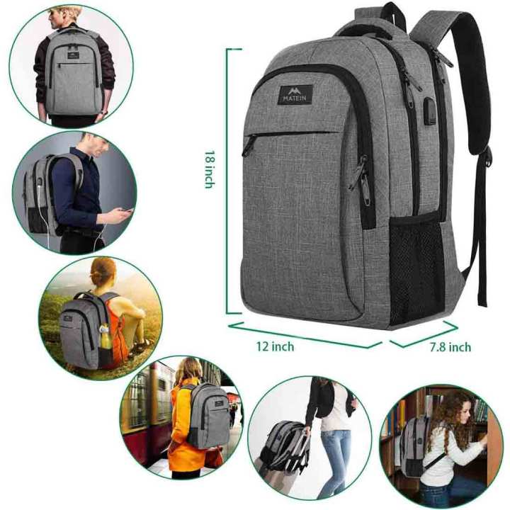 Matein Travel Laptop Backpack Lazada Singapore