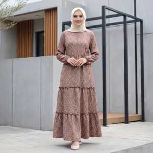 gamis canda jumbo 3 susun gamis lebaran wanita trend masa kini gamis terlaris