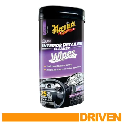 Meguiars Quik Interior Detailer Wipes - 30s