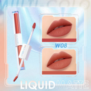 Focallure Multicolor 2 In 1 Lipstik & Lip Gloss - Liquid Lipstick Matte Dual Stick - Virgo Shoop