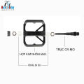 Pedal bàn đạp xe đạp MTB Westbiking DU đen nhám bi vòng. 