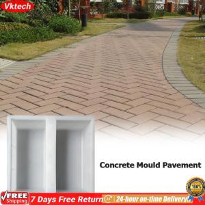 【Ready】【Vktech】 DIY Courtyard Road Pavement Stone Path Paving Garden Concrete Brick Mould