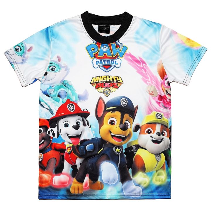 PAW PATROL 3D Printed Children's T-shirt for Kids Boys Cartoon ...