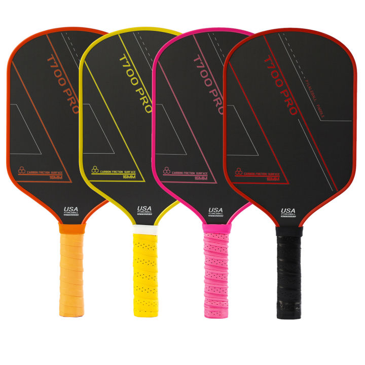 Transform Pickle Racket Pickleball Paddle with T700 Raw Carbon Fiber Surface & 16mm STR-Core ...